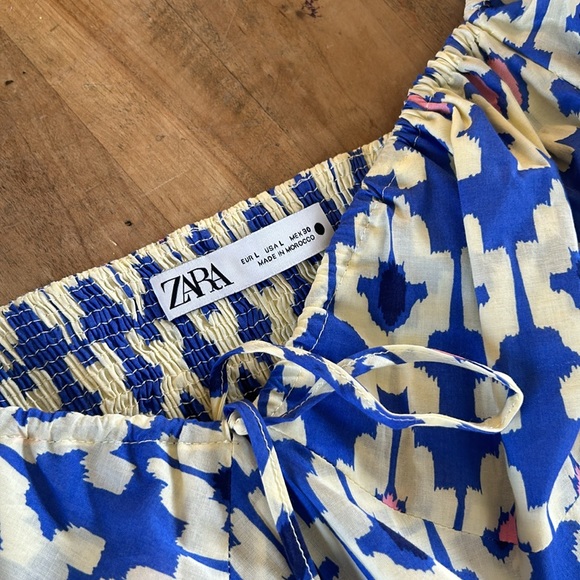 Zara Printed Midi Dress - Picture 2 of 6